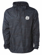 Black Camo Windbreaker
