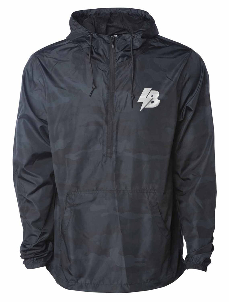 Black Camo Windbreaker
