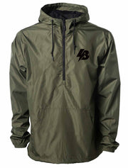 Military Green Windbreaker