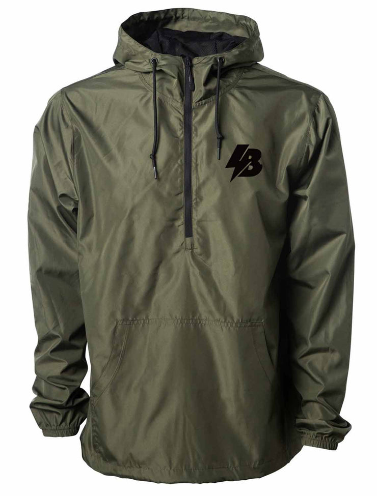 Military Green Windbreaker